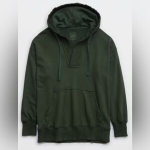 Aerie Down-To-Earth Henley Hoodie - S